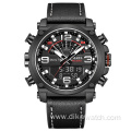 SMAEL 6012 Fashion Brand Watch Men Leather Sport